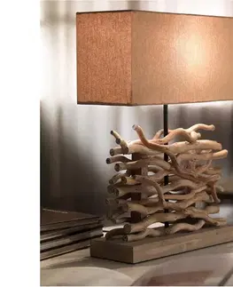 Lampy ONLI - Stolná lampa MARICA 1xE27/22W/230V 50 cm 4850/LG
