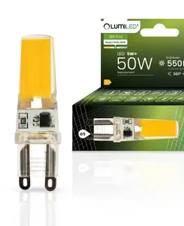 Dekoračné žiarovky Žiarovka G9 2508 COB 5W 550LM NB