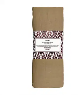 Bytový textil Napínacia plachta Mono bavlna biela 140x200 + 25 Merkury Home