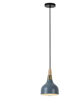 Svietidlá Rabalux 72135 moderný závesný luster Drusilla, sivá, E27, 1x max. 40W