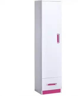 Sektorový nábytok Regál NR-5 Trafiko 45 ružové