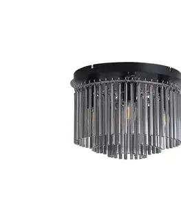 Svietidlá Searchlight 55620-320SM - stropné svietidlo SWIZZLE 5xE14/60W/230V, priemer 32 cm, dymové 55620-320SM