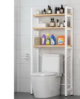 Kúpeľňové regály Regál nad WC BALRAM Tempo Kondela