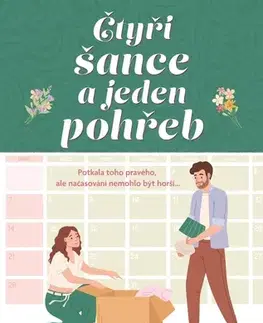 Romantická beletria Čtyři šance a jeden pohřeb - Ellie Palmer