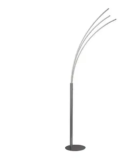 Lampy Eglo 55346 - LED Stmievateľná stojacia lampa LED/22W/230V matný chróm 55346