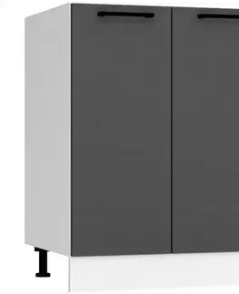 Kuchynské skrinky stojace Kuchynská skrinka Max D60 šedá