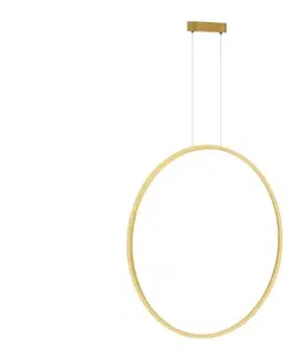 LED osvetlenie  LED Luster na lanku SATURNO LED/46W/230V pr. 80 cm IP44 zlatá ML8857