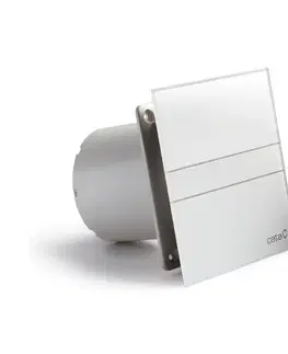 Doplnky do kúpeľne CATA - E-120 GT kúpeľňový ventilátor axiálny s časovačom, 15W, potrubie 120, biela 00901100