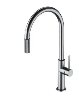 Kuchynské drezy OMNIRES OMNIRES - SWITCH drezová batéria so sadou filtra D1, nikel SW9057-FD1NI