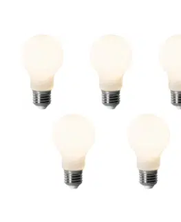 LED osvetlenie Sada 5 stmievateľných LED žiaroviek E27 A60 Opal 7W 806 lm 3000K
