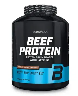 Hovädzie proteíny Beef Protein - Biotech USA 500 g sáčok Jahoda