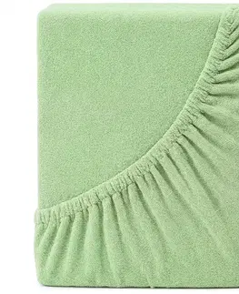 Plachty 4Home froté prestieradlo Perfect zelená, 90 x 200 cm