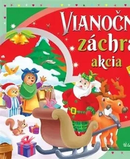 Leporelá, krabičky, puzzle knihy Vianočná záchranná akcia (3D leporelo)