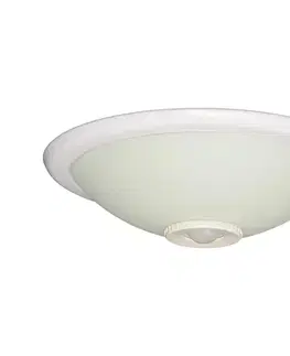 Svietidlá Fulgur s-22941 - Stropné svietidlo so senzorom DARINA 2xE27/40W/230V pr. 30 cm biela s-22941