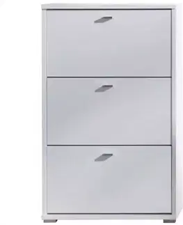 Skrinky na topánky Skrinka na topánky Anter A03 biely