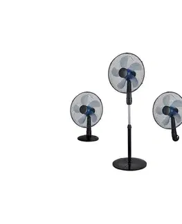 Ventilátory Eurolamp Stojanový látor 3 v 1 50W/230V pr. 40 cm čierna 300-20011