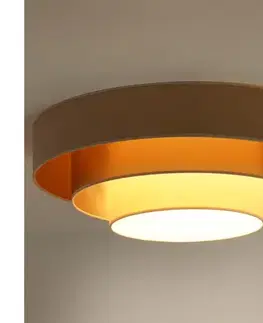 Svietidlá  - LED Stropné svietidlo LUNETA LED/26W/230V pr. 60 cm 4000K béžová/zlatá 606271