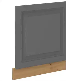 Dvierka a čelá zásuviek pre kuchynske skrinky Dvierka umývačky riadu Stilo dustgrey/artisan 570x596