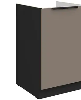 Kuchynské skrinky stojace Kuchynská skrinka Aria-Ta/Bl Anti Fingerprint 50zl 1f Bb
