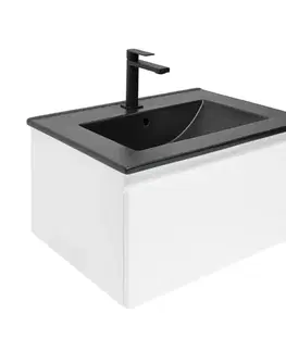 Kúpeľňový nábytok Kúpeľňová skrinka s umývadlom SAT B-WAY 59x30x45 cm biela lesk BWAY60WU4BB BWAY60WU4BB