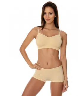 Dámske spodky Podprsenka Brubeck Cotton Comfort Beige - 75C