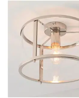 Svietidlá Endon 96150 - Stropné svietidlo HOPTON 1xE27/10W/230V lesklý chróm 96150