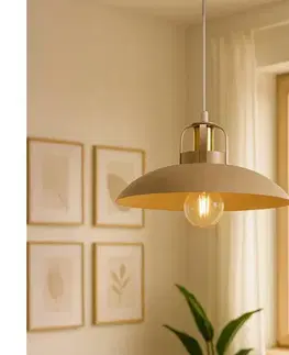 Svietidlá BRILAGI - LED Luster na lanku FLAMENGO 1xE27/60W/230V béžová BG72364