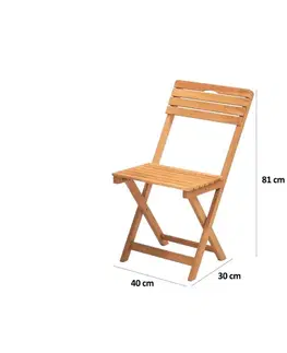 Záhradné jedálenské sety Garden Table & Chairs Set (3 Pieces) My001A