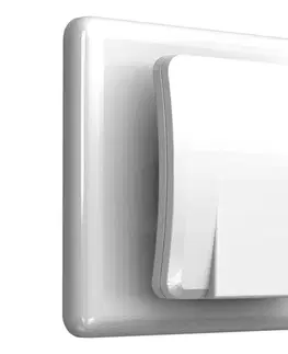Svietidlá Osram - LED Nočné svetlo s čidlom súmraku LUNETTA LED/0,3W/230V biela 4099854530678