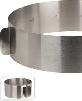 Formy na pečenie Kinekus Forma na tortu, nastaviteľná 16-30 cm, nerez