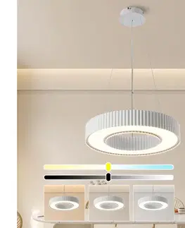 Svietidlá BRILAGI - LED stlmiteľný luster LUMIX LED/48W/230V 3000-6000K biela pr. 50 cm + diaľkové ovládanie BRI862