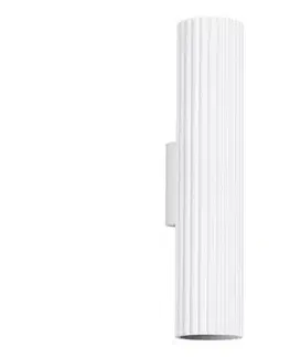 Svietidlá  SL.1539 - Nástenné svietidlo KARBON 2xGU10/10W/230V biela SL.1539