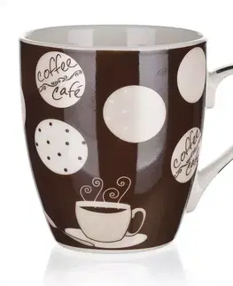 Bytové dekorácie Hrnček Cappuccino 240 ml hnedý 60223075