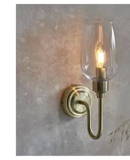 Svietidlá Endon 107792 - Nástenné svietidlo STOURTON 1xE14/6W/230V mosadz 107792