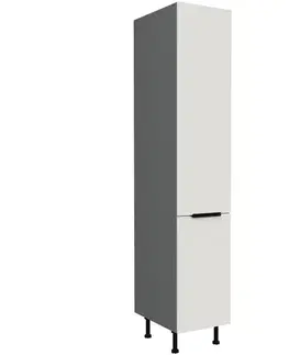 Kuchynské skrinky stojace Kuchynská skrinka Aria-Wh/Ant Anti Fingerprint 40dk-215 2f