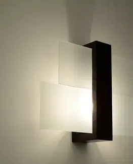 Kinkiety Nástenná lampa Luizjana 1 WENGE A-0