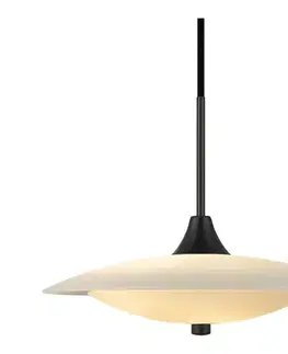Svietidlá Halo Design 991300 - Luster na lanku BARONI 2xG9/18W/230V pr. 40 cm biela/čierna 991300