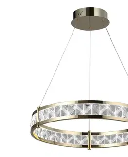 Svietidlá  LED stmievateľný luster na lanku ENRIQUE LED/55W/230V 3000-6000K +diaľkové ovládanie N2002
