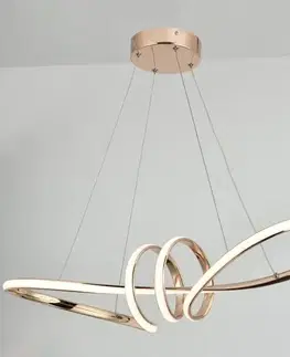 Moderné lampy do obývačky 45AD LAMPA KROTOS GOLD AH-KRLED40GD LED LW1