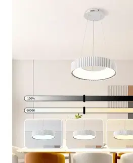 Svietidlá BRILAGI - stmievateľný LED luster FALCON MODERN LED/30W/230V pr. 40 cm biela + diaľkový ovládač BRI967