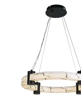 Svietidlá Searchlight 10868-1BK - LED luster na lanku MOONBEAM LED/29W/230V 10868-1BK