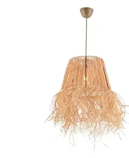 Svietidlá  Luster na lanku VALANCE 1xE27/40W/230V hnedá 390FLH1849