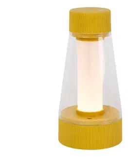 LED osvetlenie Lucide 45500/01/44 - LED Stmievateľná lampa LORALI LED/1,2W/4V IP44 žltá 45500/01/44