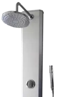 Sprchy a sprchové panely Sprchový panel Multi na stěnu i do rohu s pákovou baterií chrom BASICSHOWER BASICSHOWER