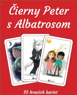 Karty Albatros Karty Čierny Peter s postavičkami z Albatrosu