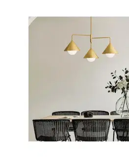 Svietidlá Elstead Alora Mood ALM-REMYCK3-GD - Luster na tyči REMYCK 3xE27/60W/230V zlatý ALM-REMYCK3-GD