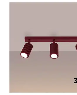 Svietidlá BRILAGI - LED bodové svietidlo CRESTO 3xGU10/10W/230V bordové BR.1923