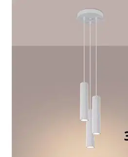 Svietidlá BRILAGI - LED luster na lanku CRESTO 3xGU10/10W/230V biely BR.1538