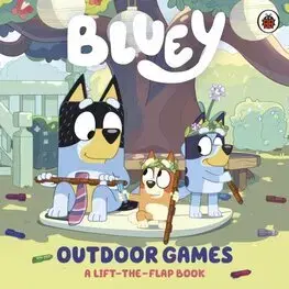 Leporelá, krabičky, puzzle knihy Bluey: Outdoor Games