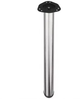 Nábytkové nohy a pätky Nábytková noha  710/60 mm chrómový lesk